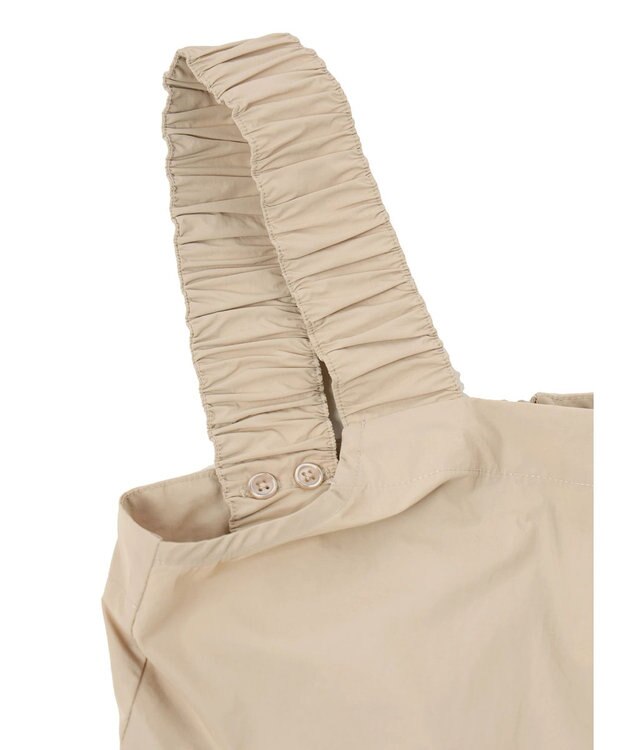 Green Parks ａ．肩ひもギャザーノースリワンピース Beige