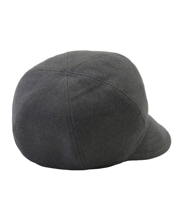 MOONBAT FURLA(フルラ) ワンポントプレート キャスケット／UV 手洗い可 日本製 サイズ調整 防菌防臭 ダークグレー