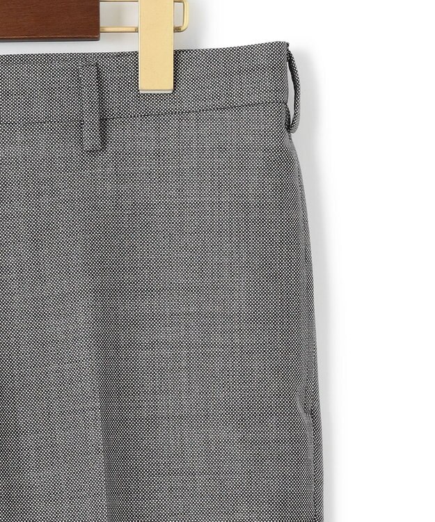 J.PRESS MEN 【ストレッチ / ウォッシャブル可】パワーストレッチウール バーズアイ スラックス ライトグレー系