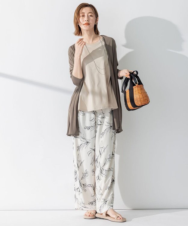 23区 【STORY7月号掲載】クロス サンダル ベージュ系