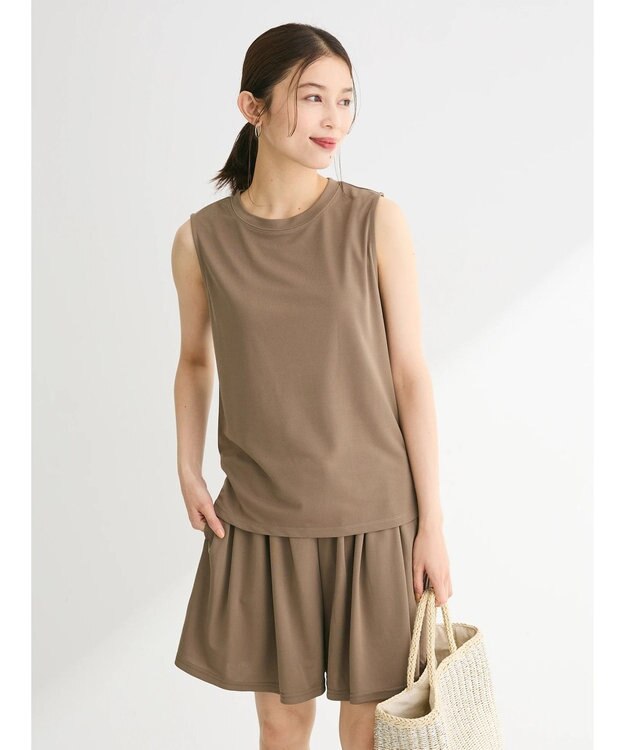 Green Parks ・ＳＵＧＡＲ　ＳＰＯＯＮ【ラッシュガード】ノースリーブ Gray Beige