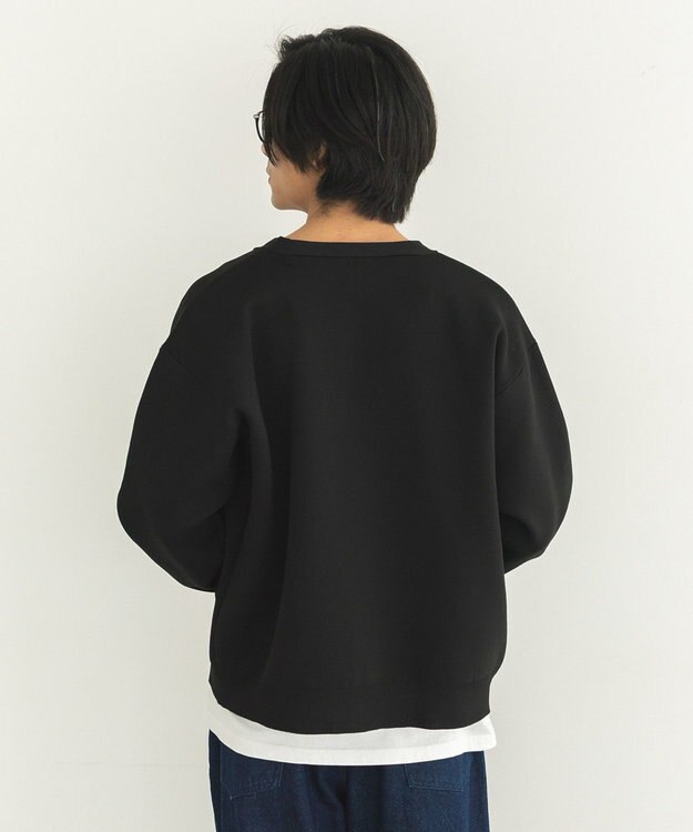 CRAFT STANDARD BOUTIQUE ウォッシャブルVネックカーディガン Black