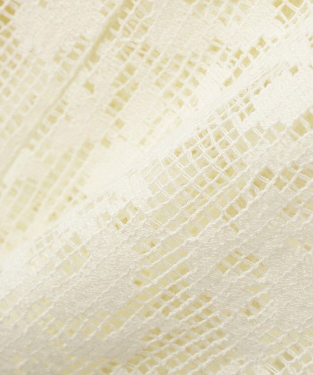 Green Parks メッシュレースタック入りプルオーバー Ivory