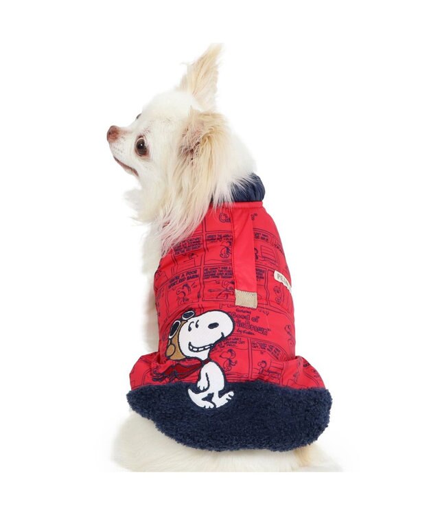 PET PARADISE スヌーピー エアベスト フライングエース 《レッド》 超小型犬 小型犬 レッド