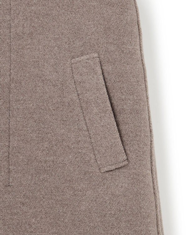 JOSEPH HOMME 【LEON 掲載】【HIGH GRADE LINE】ウールトリプルパイル　ステンカラーコート ベージュ系