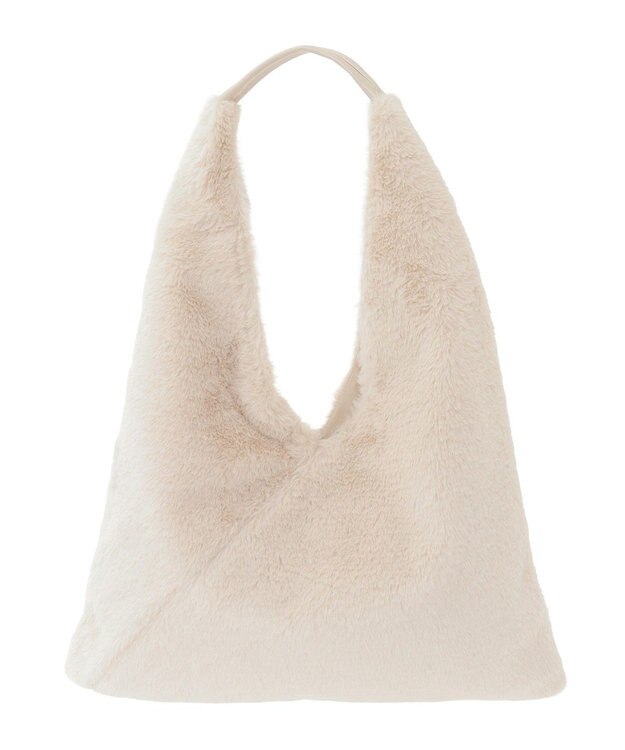 AMERICAN HOLIC フェイクファーバッグ Beige