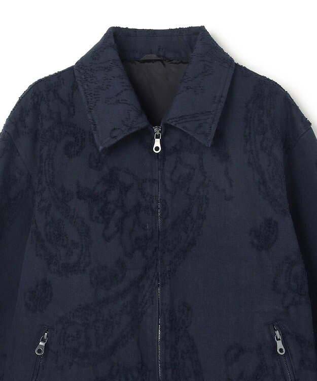 JOSEPH HOMME 【HIGH GRADE LINE】ワラカットエンブロイダリー　ジップアップブルゾン ネイビー系5