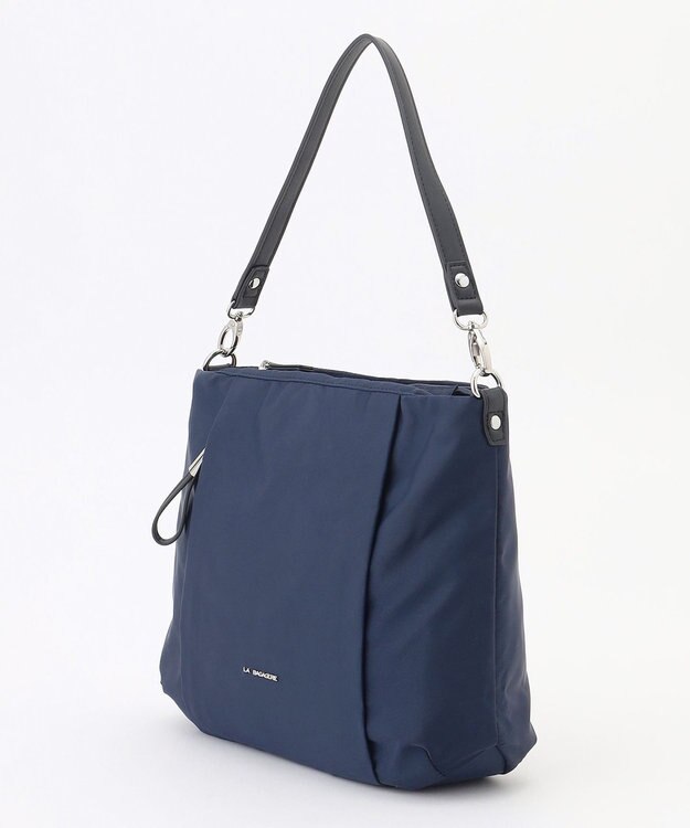 LA BAGAGERIE 多収納ナイロン2WAYショルダー ネイビー