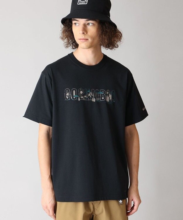 Columbia Columbia/ ヤハラフォレストグラフィックショートスリーブTシャツ /コロンビア Black Front Print