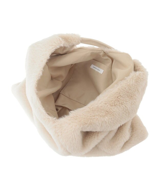 AMERICAN HOLIC フェイクファーバッグ Beige