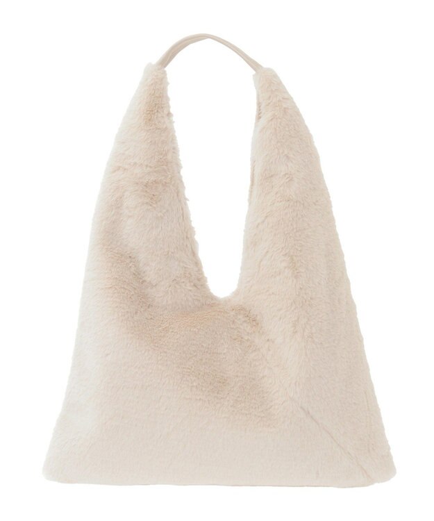 AMERICAN HOLIC フェイクファーバッグ Beige