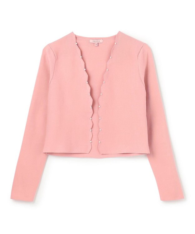 TOCCA 【洗える】SCALLOP ボレロ ライトピンク
