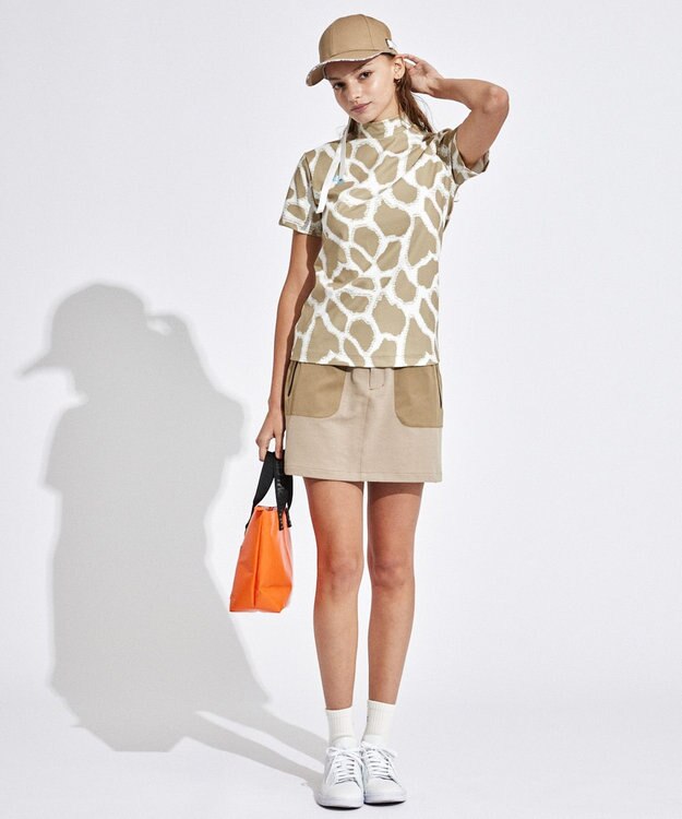 PW CIRCULUS 【WOMEN】DIMPLE スポーティスカート ゴルフウェア レディース ベージュ系