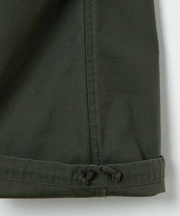 WEGO バックサテンワイドミリタリーパンツ カーキ