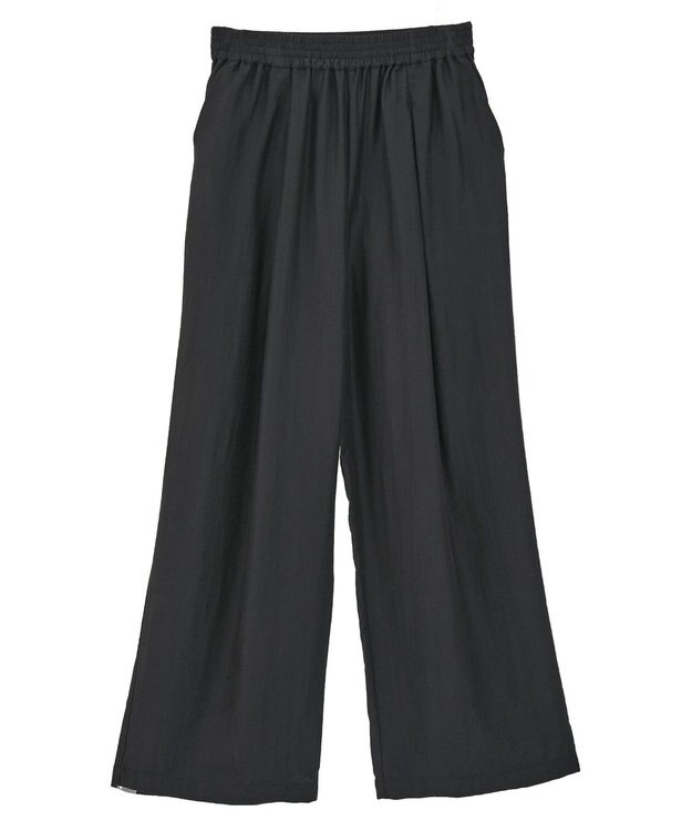 earth music&ecology リラックスタックパンツ Black