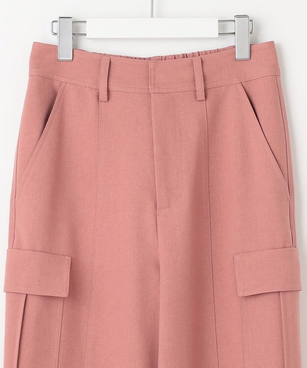 Feroux 【ONWARD CROSSET MAG掲載】パラシュートカーゴ パンツ ピンク系