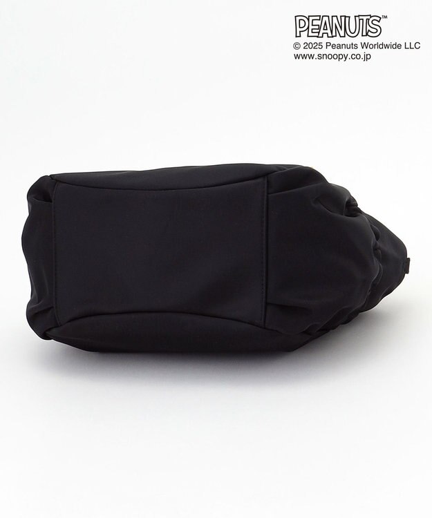 Y'SACCS SNOOPYデザイン　ギャザー2wayミニトート ブラック