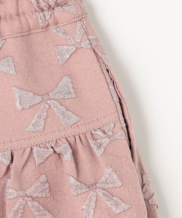 ANY KIDS リボン バルーンスカート ピンク