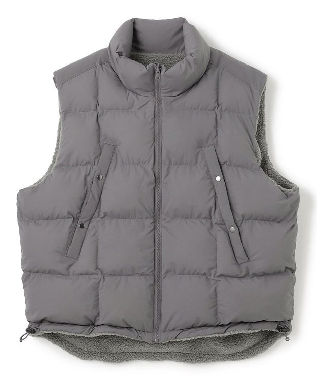 UNFILO MENS ウォーム ライトムーブ リバーシブルベスト [24年秋冬商品] グレー