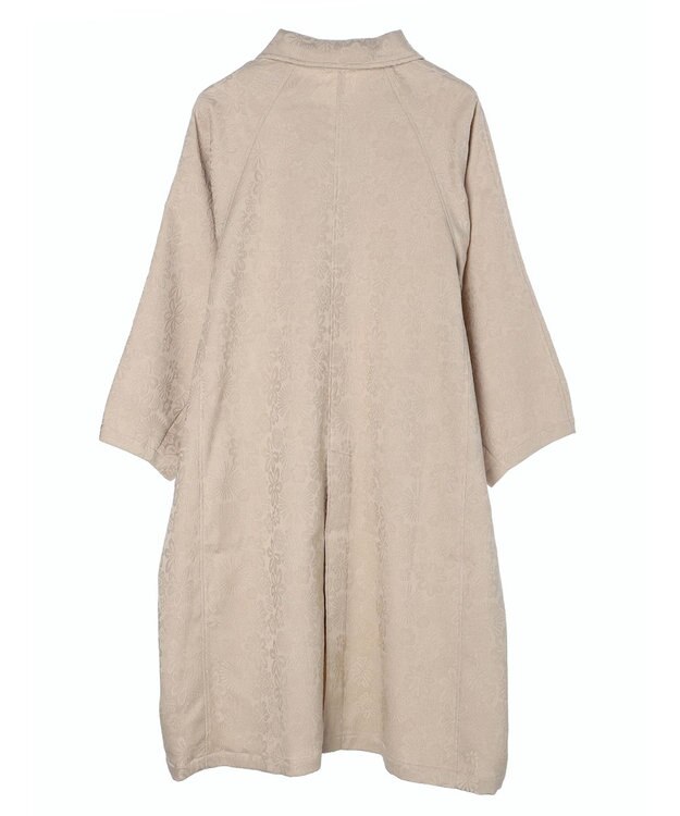 Green Parks ・ＥＬＥＮＣＡＲＥ　ＤＵＥ　ジャカードステンカラーコート Beige