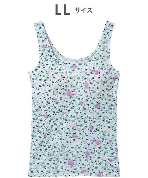 新品未使用タグ付　ワコールツモリチサト　デニムモチーフカーディガンL 新品未使用タグ付 ワコールツモリチサト デニムモチーフ