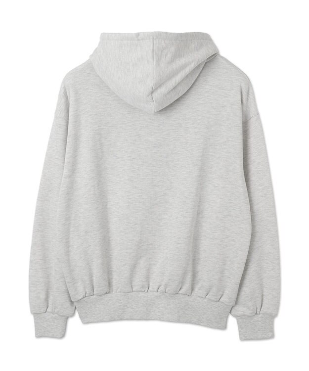 WEGO ロゴビッグプルパーカー ライトグレー