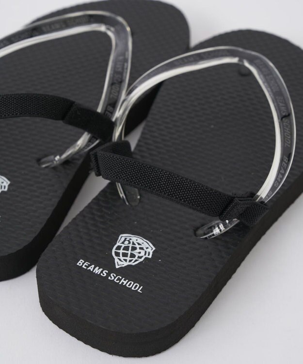 BEAMS SCHOOL ビーチサンダル ブラック