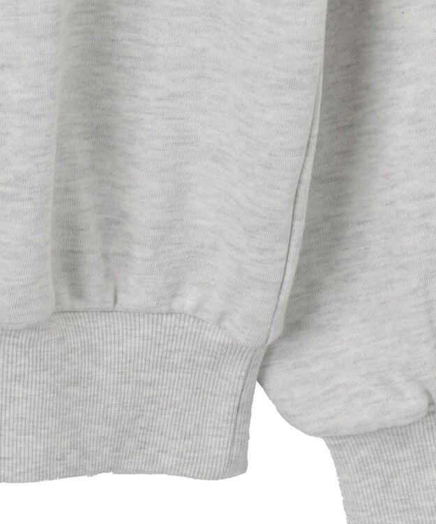 WEGO ロゴビッグプルパーカー ライトグレー