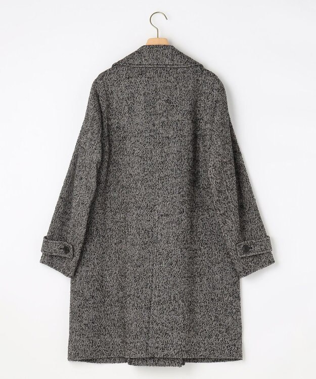 組曲 L ループツイードチェスター コート ブラック系7