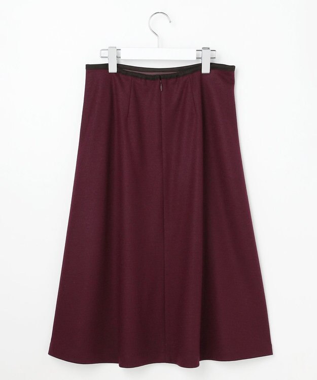 J.PRESS LADIES S ウールスムース スカート バーガンディ系