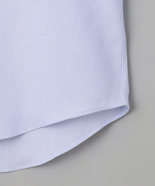 GOTAIRIKU 春夏向け【形態安定】SUMMERPREMIUMPLEATS_ボタンダウン 半袖ドレスシャツ サックスブルー系