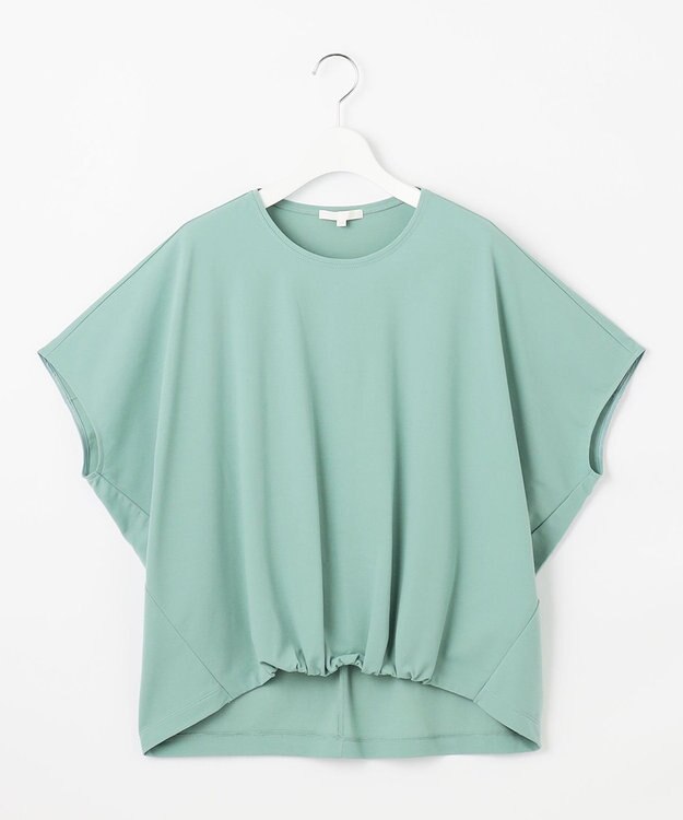 自由区 S 【接触冷感・UVカット・吸水速乾・抗菌防臭・洗える】ハイカウントフォルム Tシャツ フロスティグリーン