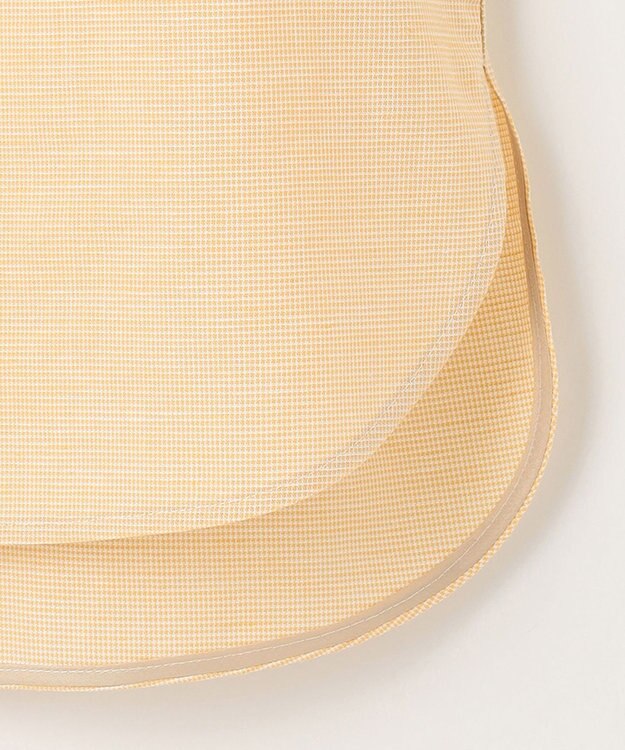 J.PRESS LADIES 【洗える・吸水】 BEZピンチェック キーネック ブラウス イエロー系3