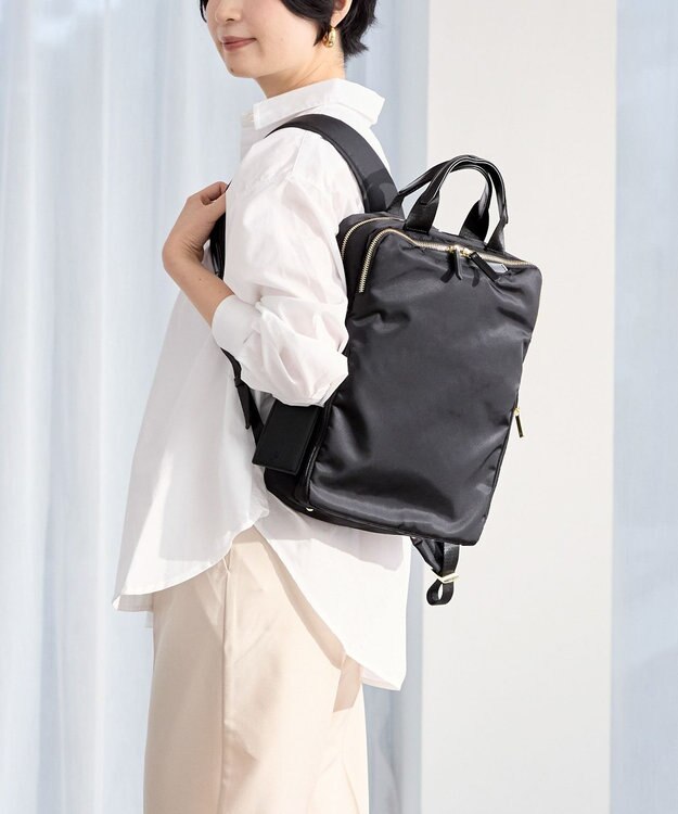 ACE BAGS & LUGGAGE ace. フィッテム レディースビジネスリュック A4 13.3インチPC 68681 エース ブラック