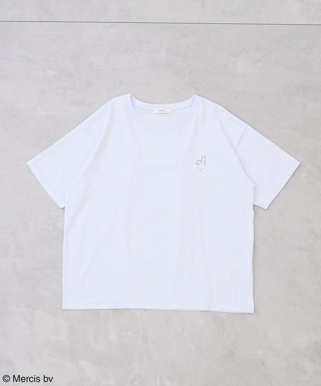 earth music&ecology ｍｉｆｆｙ／ｅａｒｔｈ　ミッフィーフレンズレギュラーＴ Light Blue