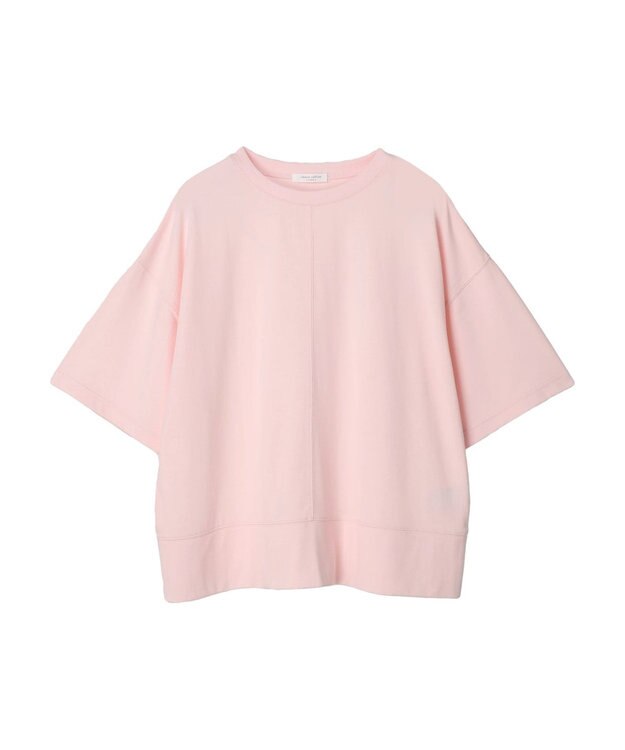 Green Parks 接触冷感裾リブＴシャツ Pink
