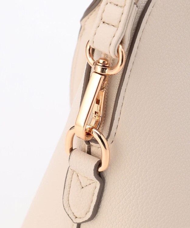 ANY SIS 【2WAY】ベルトアクセントブガッティ バッグ アイボリー