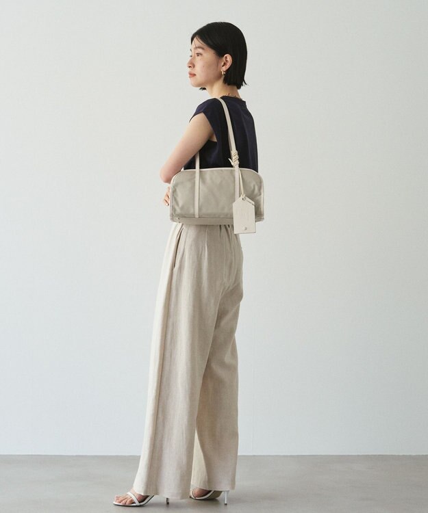 russet コーデュラナイロンワイドミニボストンバッグ（CE-1754-WEB） L.Greige