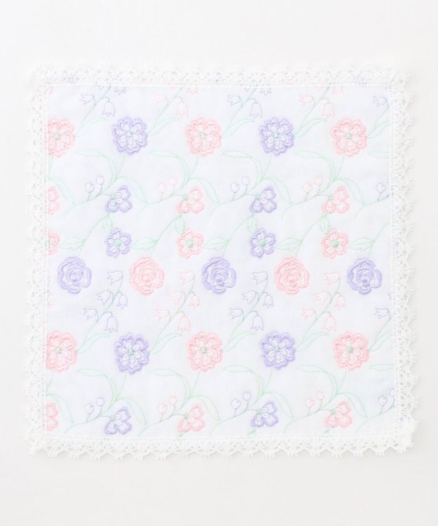 TOCCA ROMANCE LACE TOWELCHIEF タオルハンカチ ローズ系