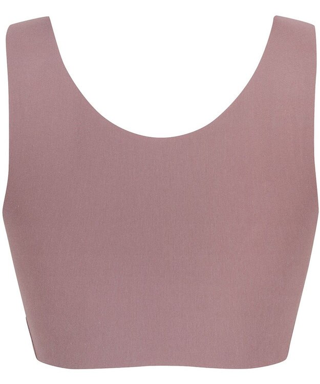 Wing ノンワイヤーブラ 【綿の贅沢】 綿混素材 ラクなのにきれい ハーフトップ KB1031 ウイング／ワコール ワイン