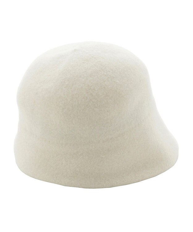 MOONBAT FURLA(フルラ) バスク つば裏ラインクロッシェハット 日本製 オフホワイト