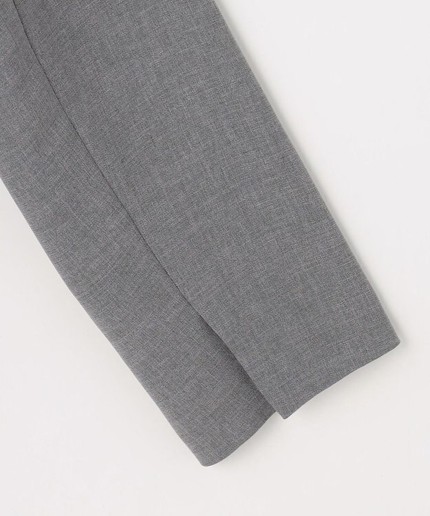 J.PRESS LADIES L 【セットアップ対応】MELANGE ライトツイル ノーカラー ジャケット ライトグレー系