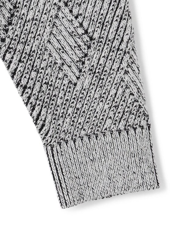 JOSEPH HOMME エコタック　クルーネックニット ライトグレー系