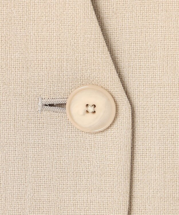 自由区 S リラックスバスケットノーカラー ジレ フラックス