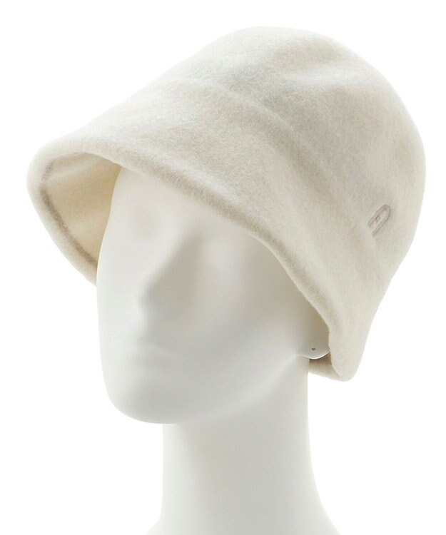 MOONBAT FURLA(フルラ) バスク つば裏ラインクロッシェハット 日本製 オフホワイト