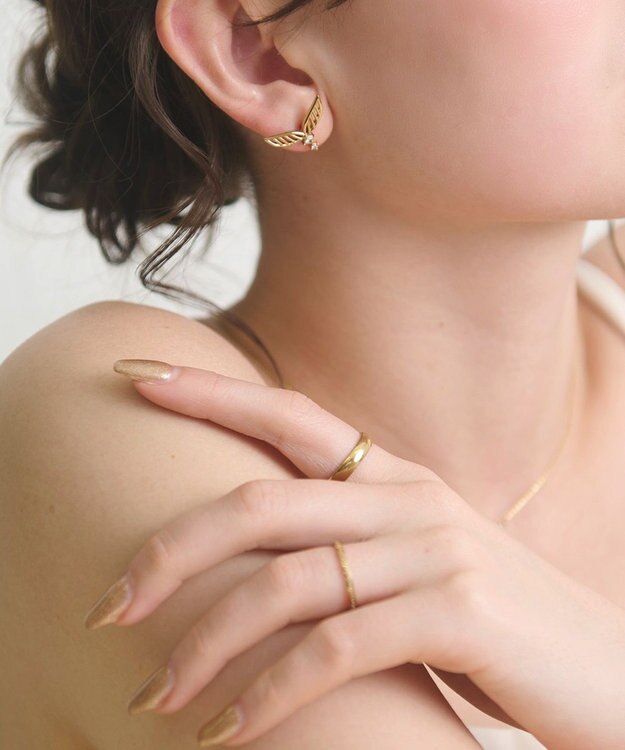 blancotokyo 【金属アレルギー対応】シンプルリング TEAOLIVE ゴールド