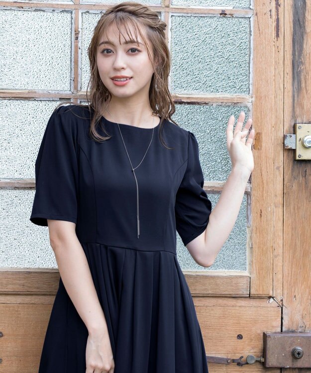 Tiaclasse 【日本製】ボール＆バー ラリエット ネックレス シルバー