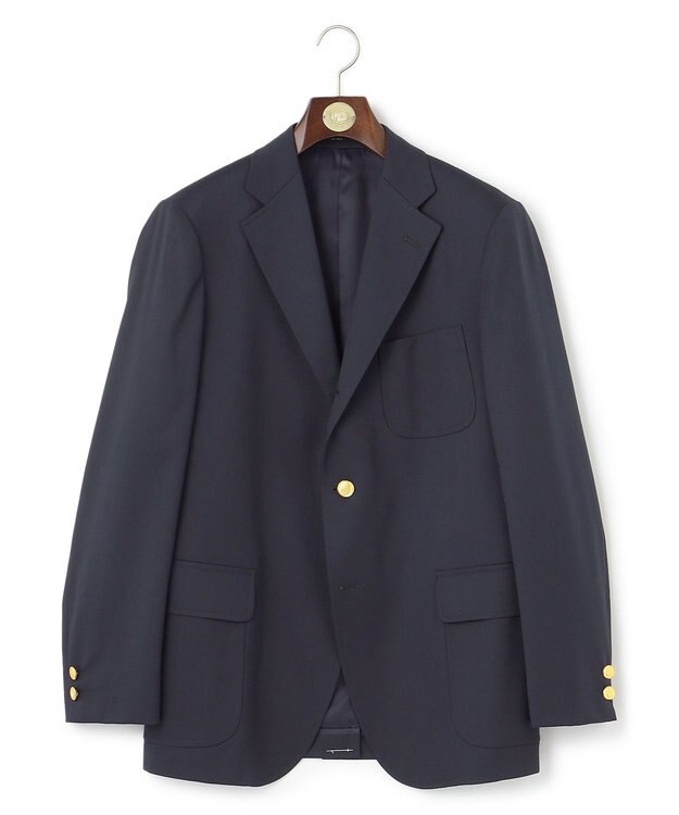 J.PRESS MEN “最初の一着“に選ばれる理由【 1st BLAZER】ウールポリエステル ライトギャバ ブレザー / 3B / New Authentic-Fit ネイビー系