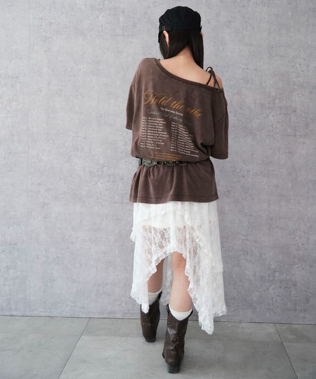 WEGO ２WAYグラフィックワンショルBIGT ブラウン