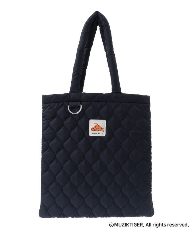 Green Parks ムジークタイガー/カラーキルトトートBAG Black